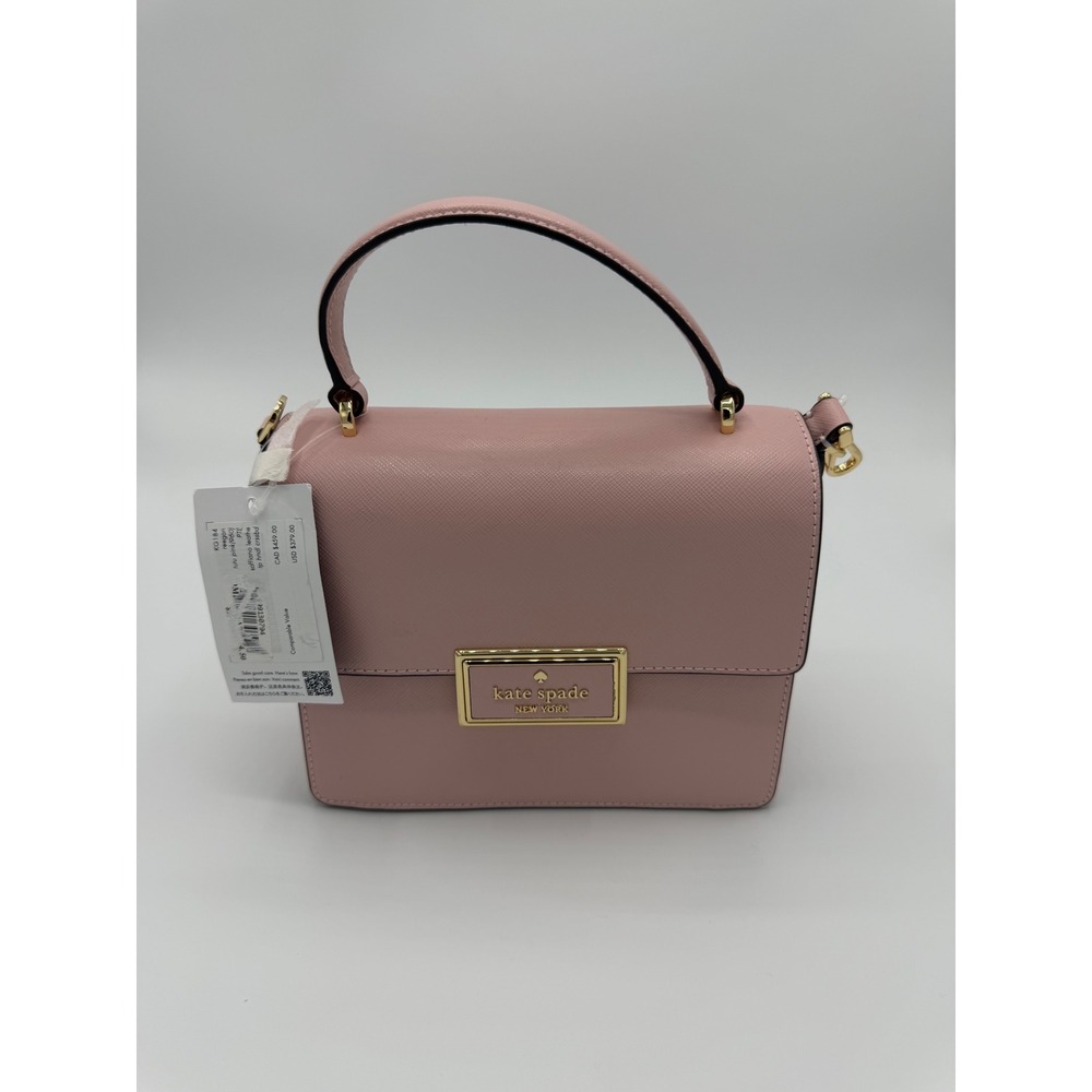 Kate Spade Reegan Saffiano Leather Top Handle Crossbody Tutu Pink KG184 NEW
